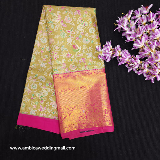 Kanchi Pattu Mix Lehengas [Free Size]