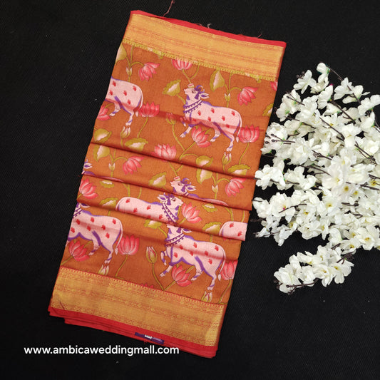 Kalamkari Fancy Saree