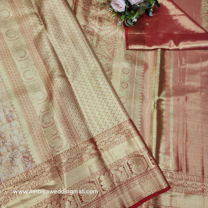 Pure Tissue Powerloom Bridal Kanchi Pattu Saree😍✨️
