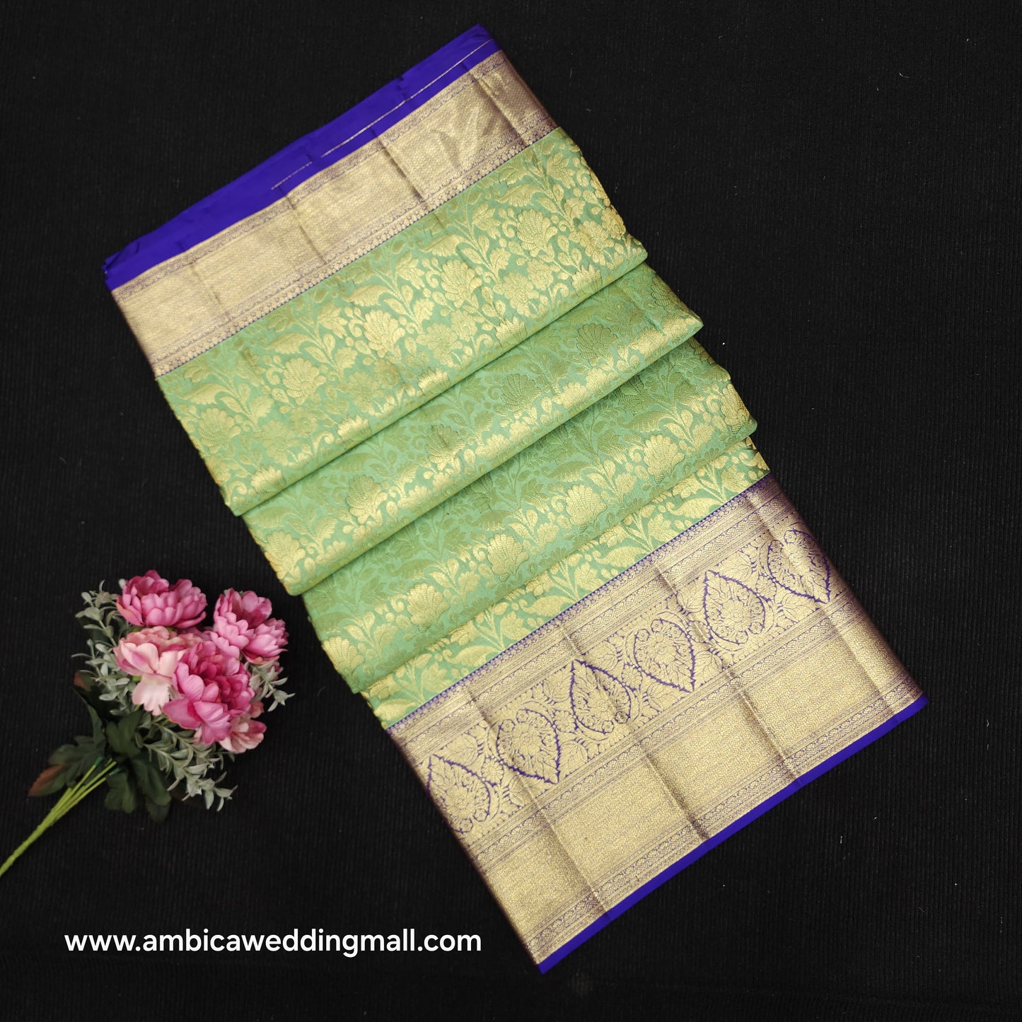 Handloom Pure Resham German Kanchi Pattu Saree