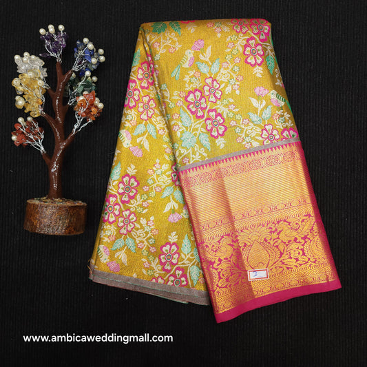 Kanchi Pattu Mix Lehengas [2 to 5 Years]