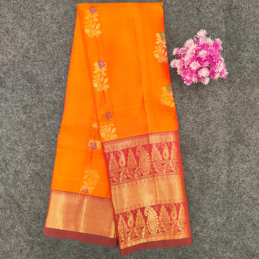 Kanchi Pattu Handloom Butta Sarees