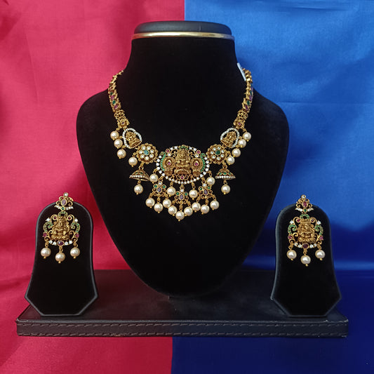 Beautiful Nakshi Short Necklace