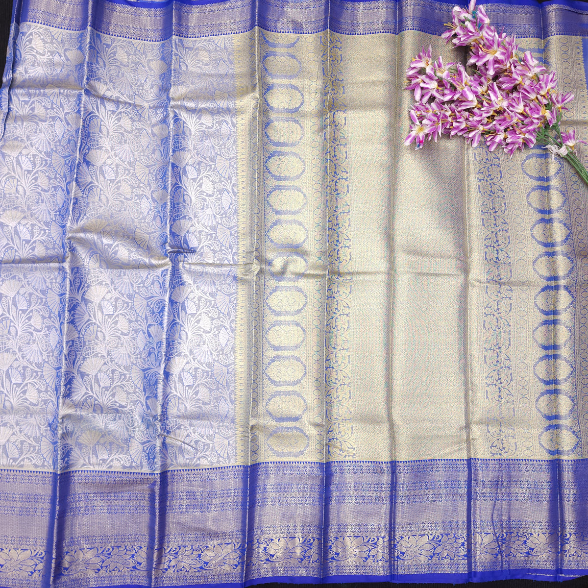 1 Gram Gold zari semi kanchi pattu saree✨️