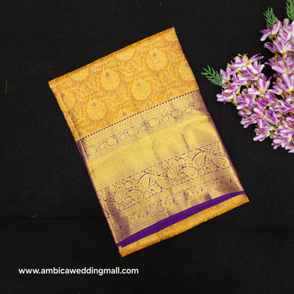 Bridal Resham Pure Handloom Kanchi Sarees