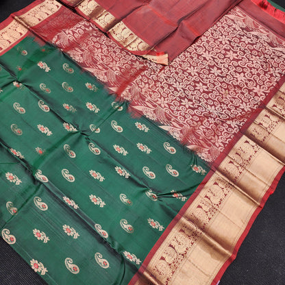 Kanchi Pattu Handloom Butta sarees ✨️