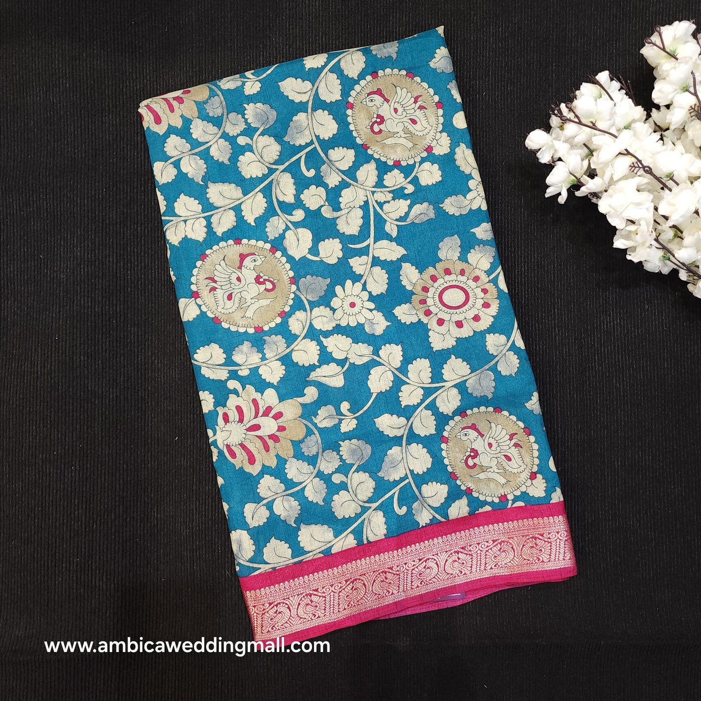 Kalamkari Dola Silk Saree