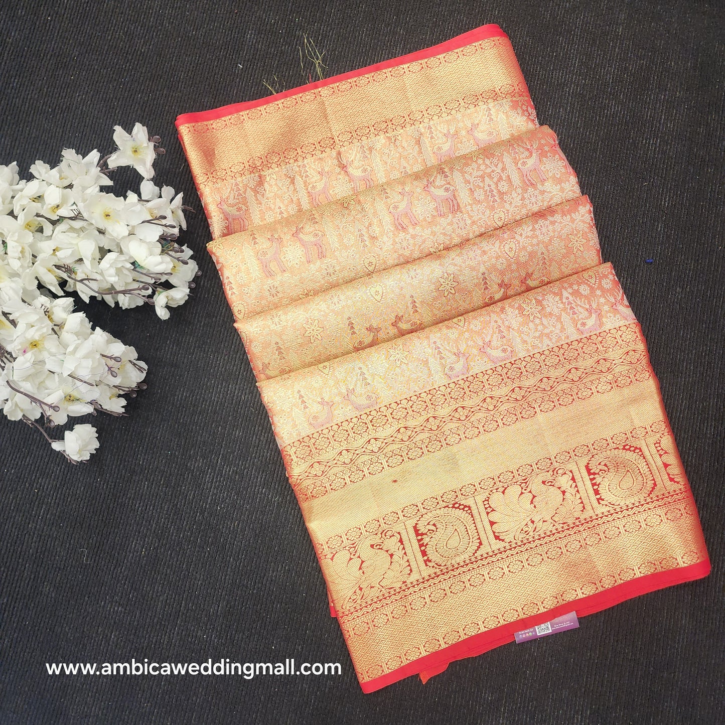 Pure Tissue Powerloom Bridal Kanchi Pattu Saree😍✨️