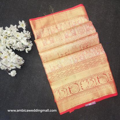 Pure Tissue Powerloom Bridal Kanchi Pattu Saree😍✨️
