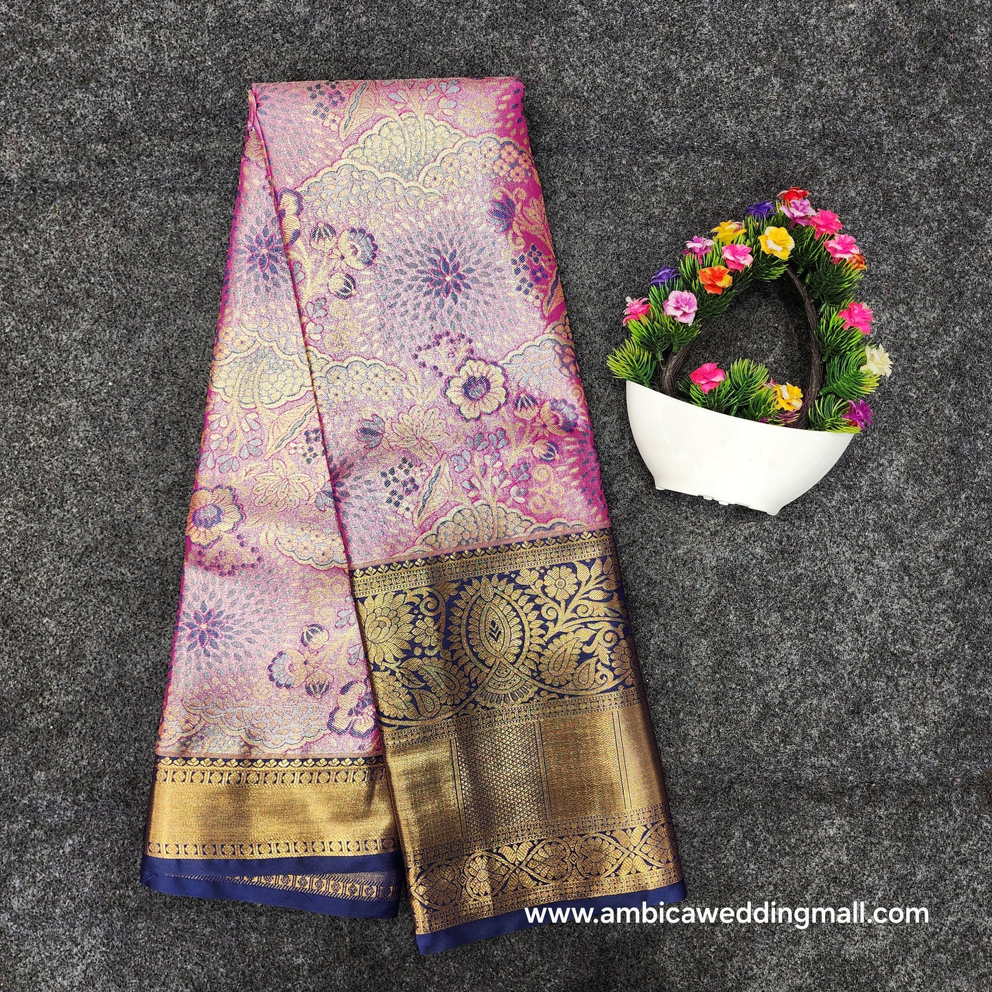 Kanchi Pattu 2gram gold mix pattu saree