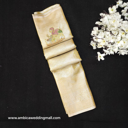 Skirt Border Kanchi Pattu Saree