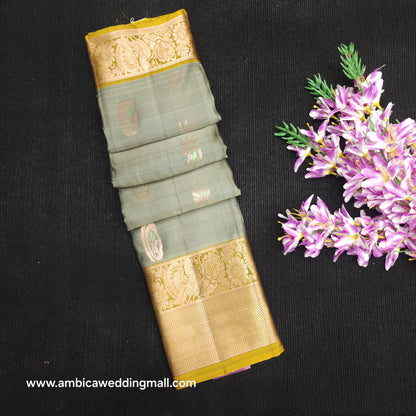 Handloom Kanchi Pattu Butta Light Weight Saree