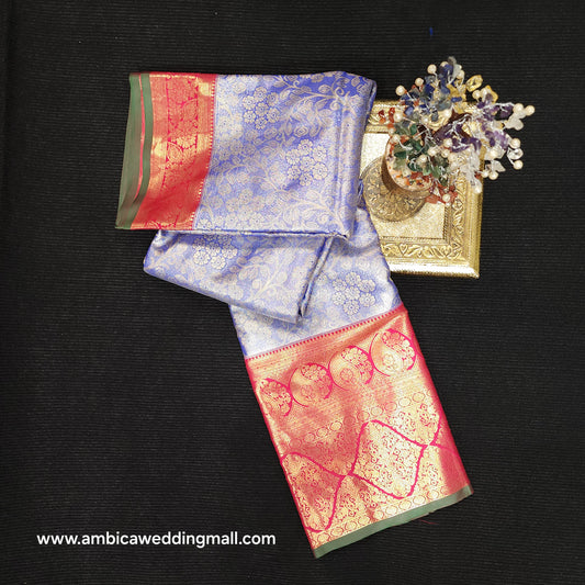 2 Gram gold zari semi kanchi pattu sarees ✨️