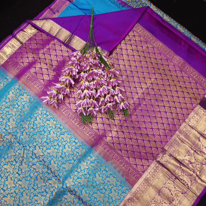 Pure Resham Bridal Kanchi Pattu Handloom Saree