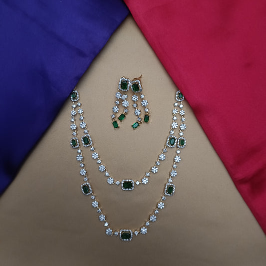 Elegant GJ Layered Short Necklace