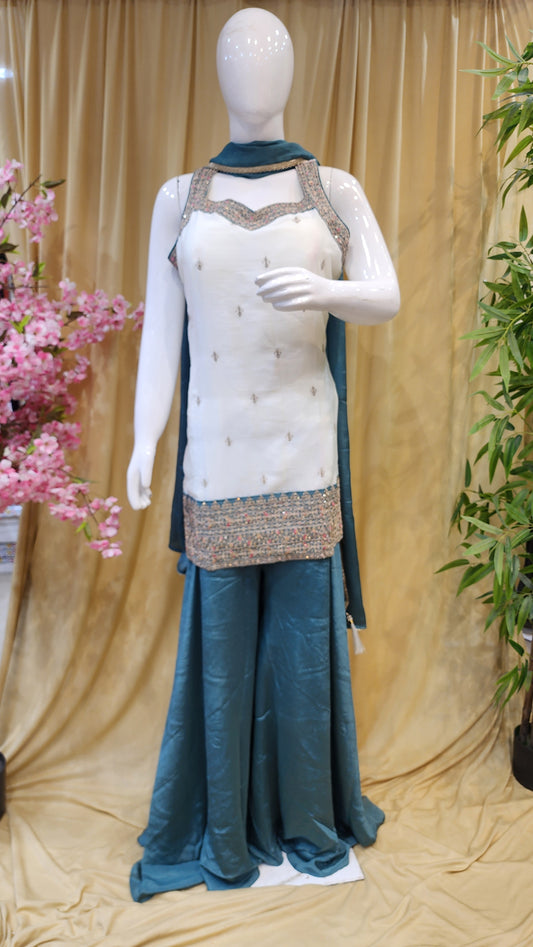 Fancy Sharara Dress [XX Size]