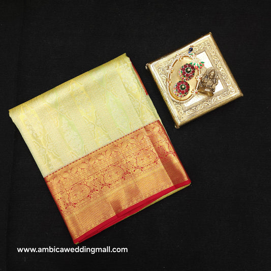 Pure Handloom Kanchi Pattu Bridal Saree