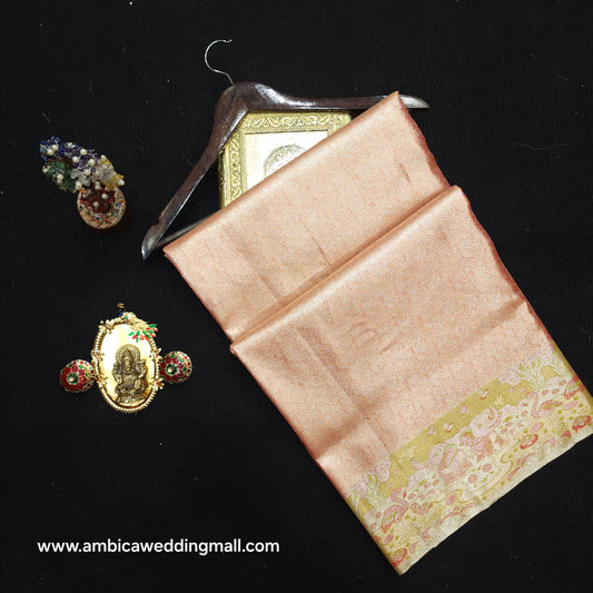 Semi kanchi pattu tissue 2 Gram Gold Sarees🛍️