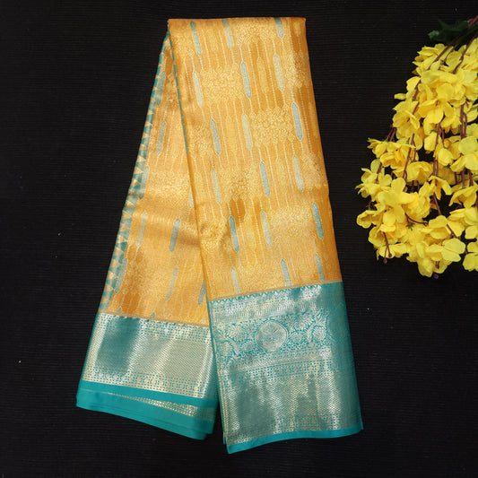 Semi Kanchi Pattu Tissue Sarees