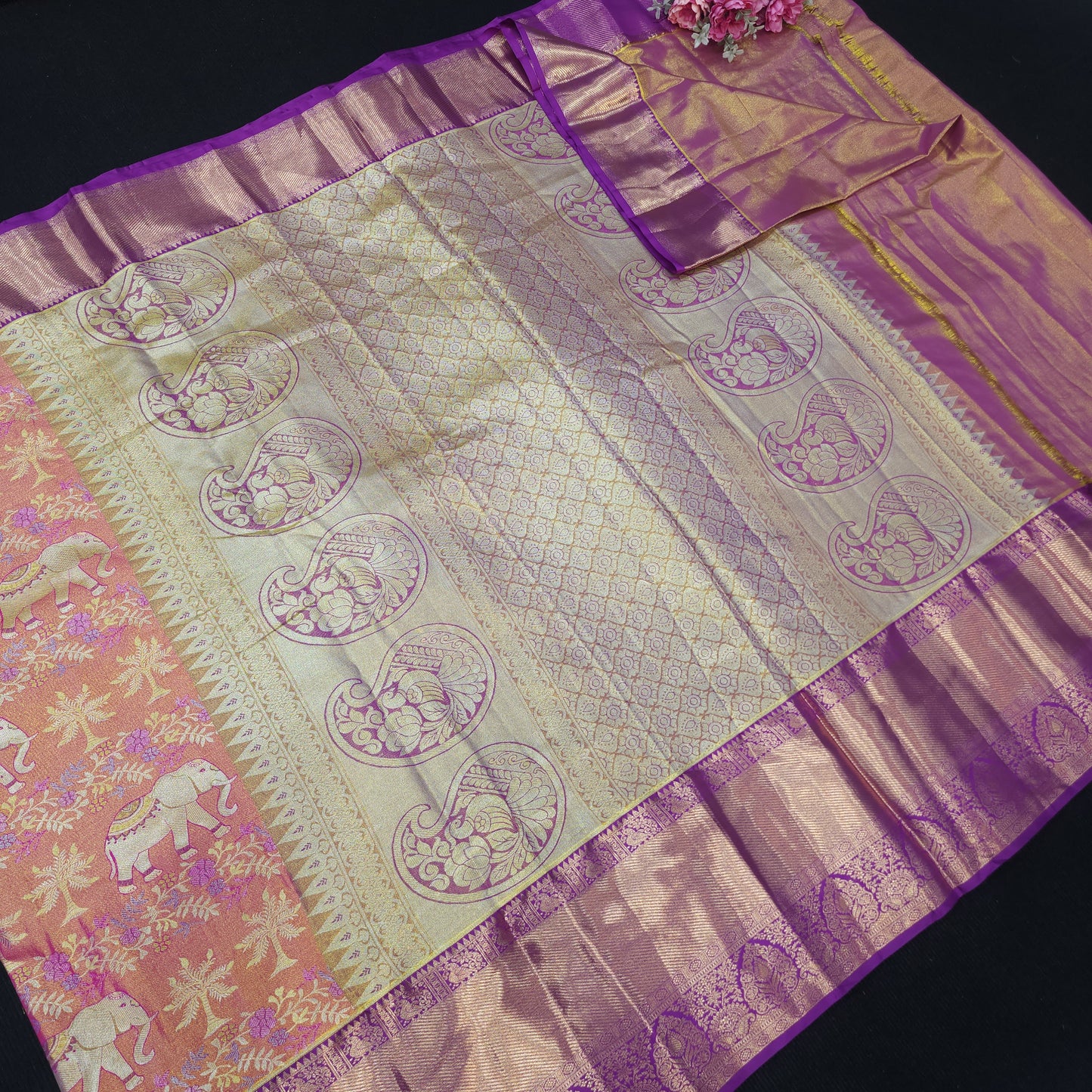 Semi Kanchi Pattu Sarees 😍✨️