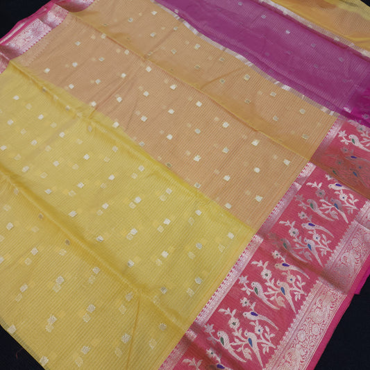 Banaras Kota Fancy Paithani Saree