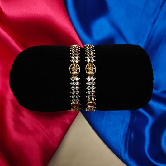 Beautiful Nakshi Bangle With Laxmi Idol