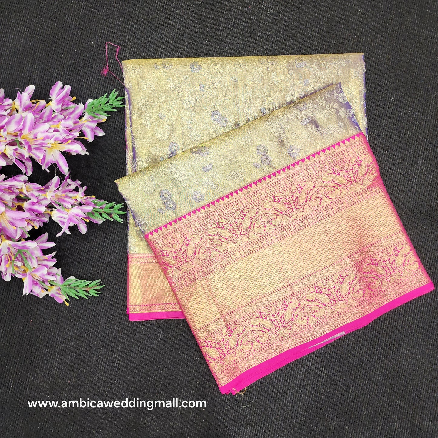 Pure Tissue Powerloom Bridal Kanchi Pattu Saree😍✨️