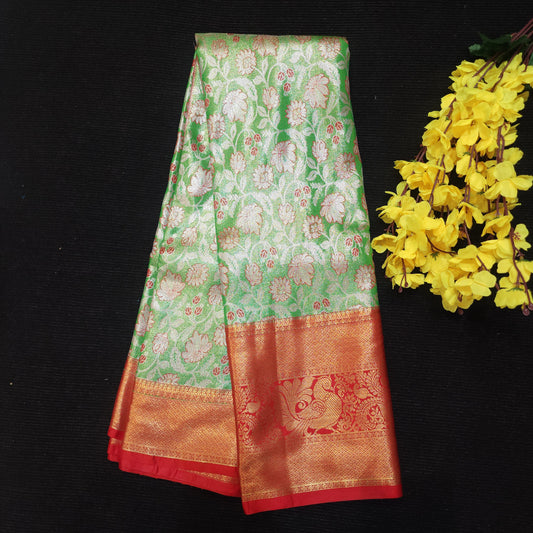 Semi Kanchi Pattu Tissue Sarees