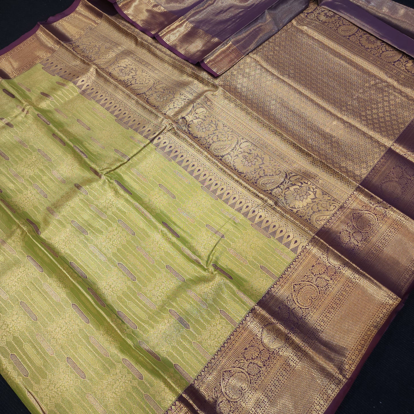 Semi Kanchi Pattu Tissue Sarees