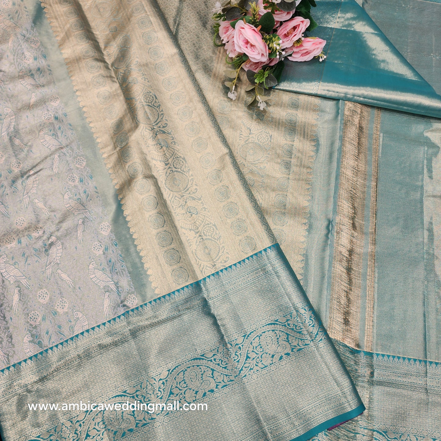 Pure Tissue Powerloom Bridal Kanchi Pattu Saree😍✨️