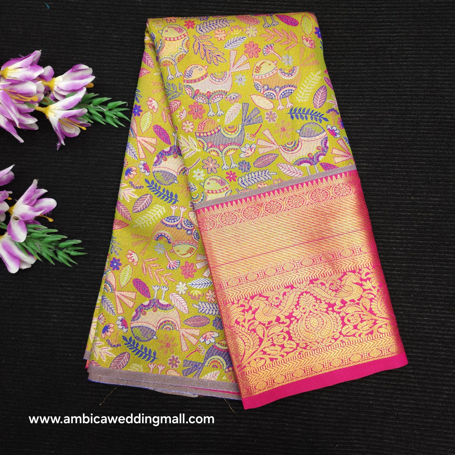 Buy Stunning Kanchi pattu mix paitani Lehenga [2 To 5 Years]