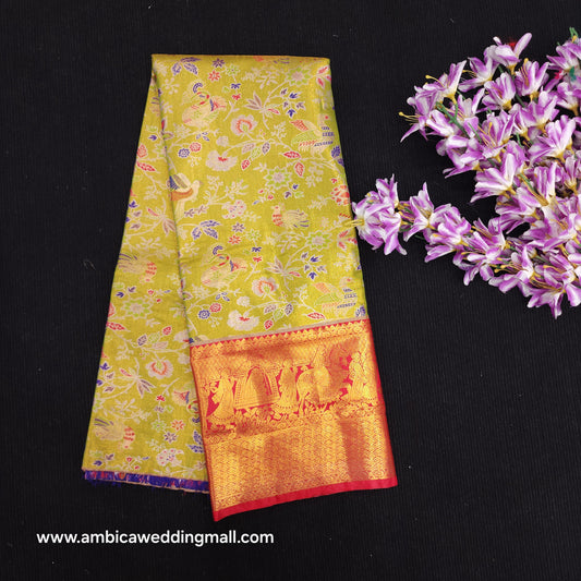 Kanchi Pattu Mix Lehengas [Free Size]