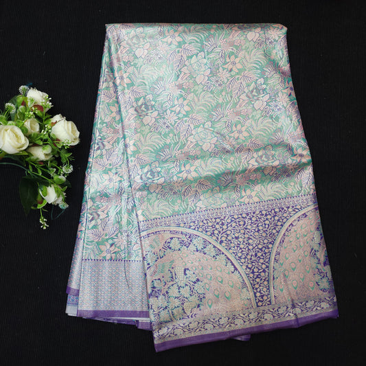 Meenakari Kanchi Pattu Sarees 😍✨️