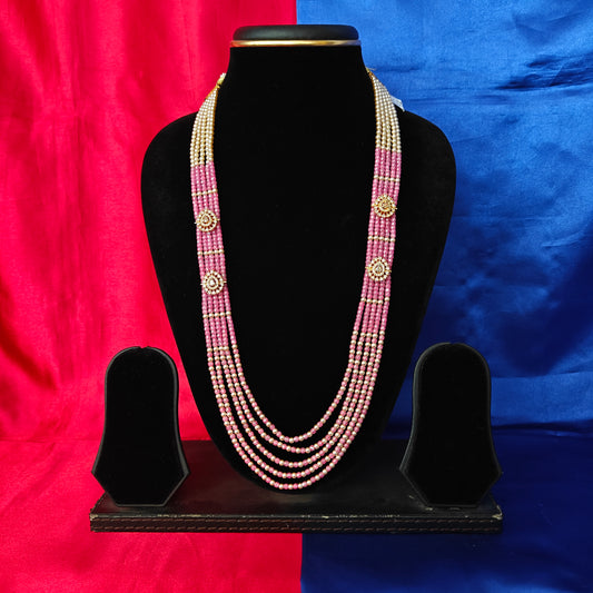 Beautiful Baby Pink Coloured Honex Necklace