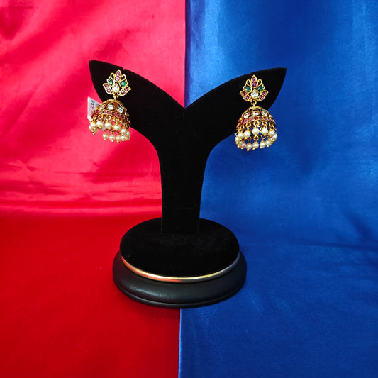 Beautiful Jadau Kundan Jhumki