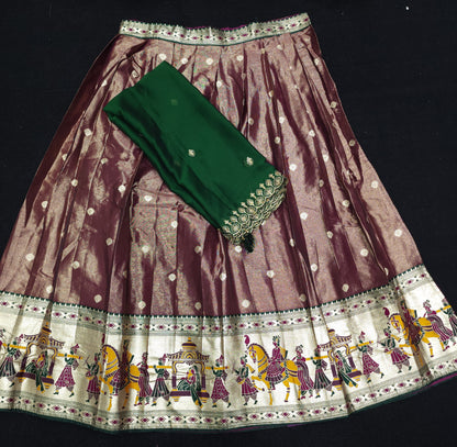 Bridal Girlish Half Sarees💫