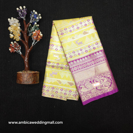 Kanchi Pattu Mix Lehengas [0 to 1.5 Years]