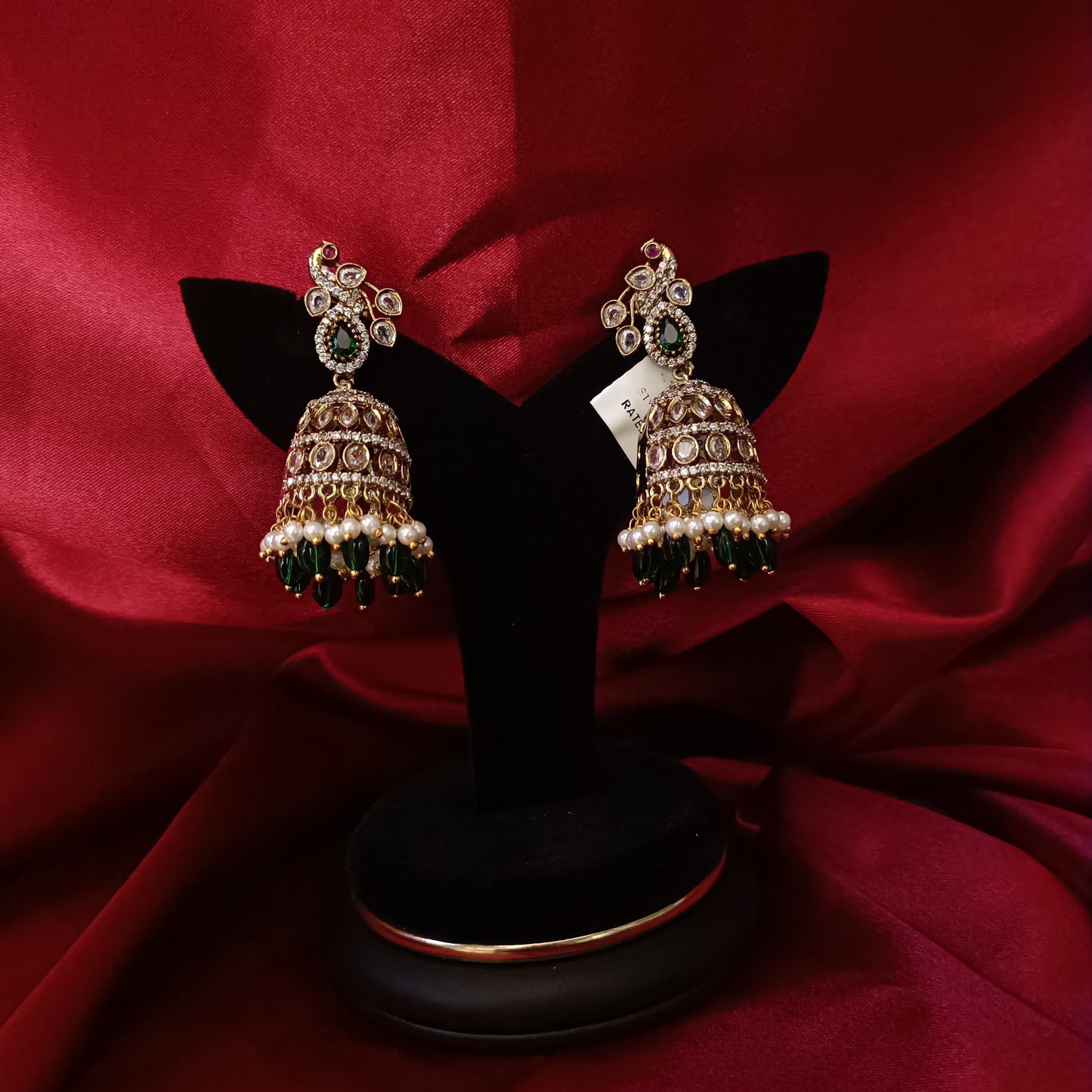 Beautiful Victorian Monalisa Jhumkas