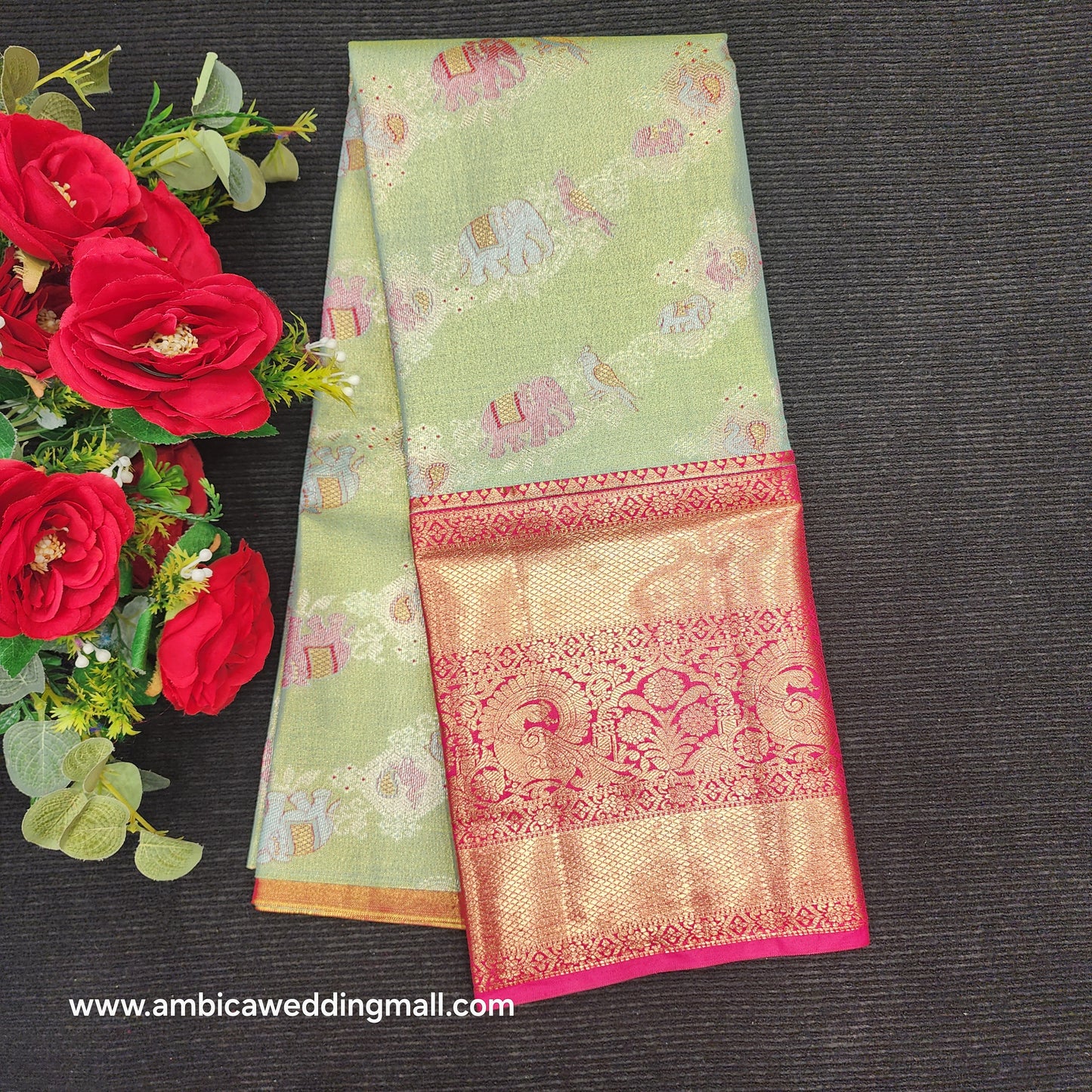 Buy Stunning Kanchi pattu mix Lehenga [5 To 8 Years]