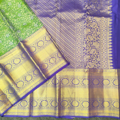 Kanchi Pattu Bridal Pure Zari Saree