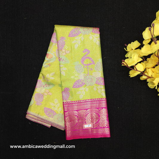 Kanchi Pattu Mix Lehengas [0 to 1.5 Years]