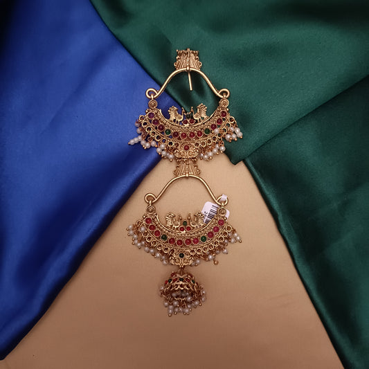 Beautiful Short Jada In Kundan Stone