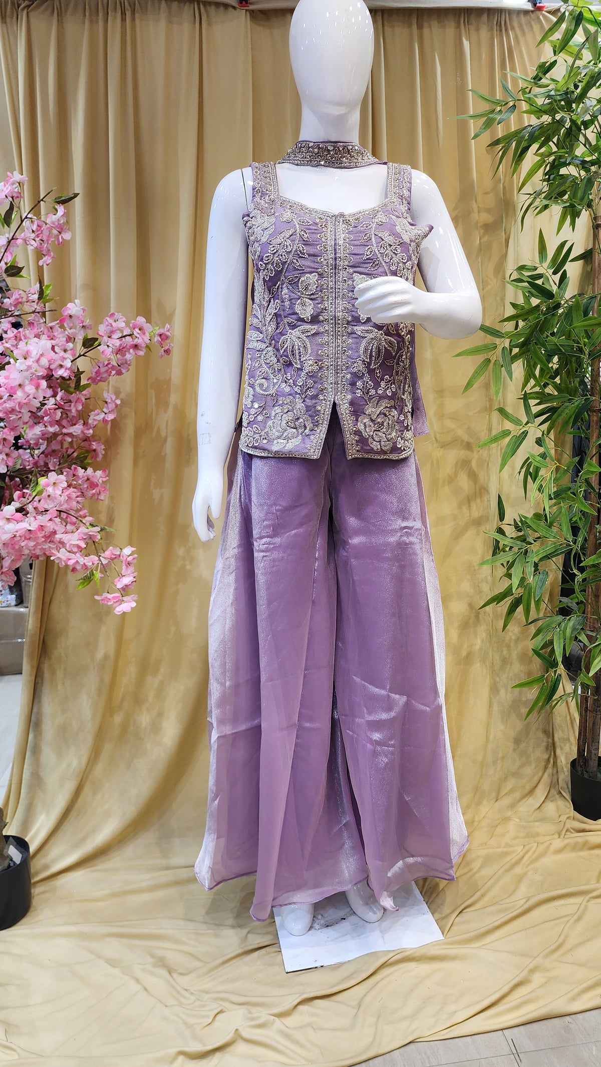 Fancy Sharara Dress [L Size]