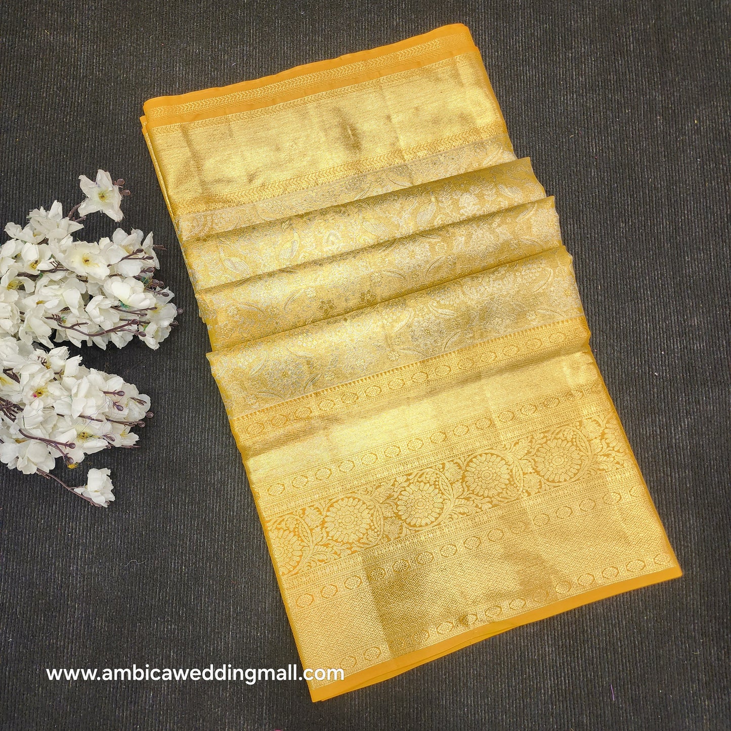 Pure Tissue Powerloom Bridal Kanchi Pattu Saree😍✨️