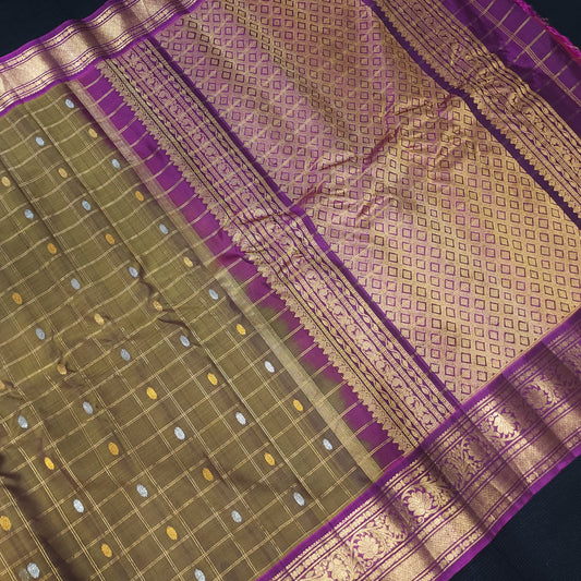 Gadwal Sico Pattu Handloom Sarees