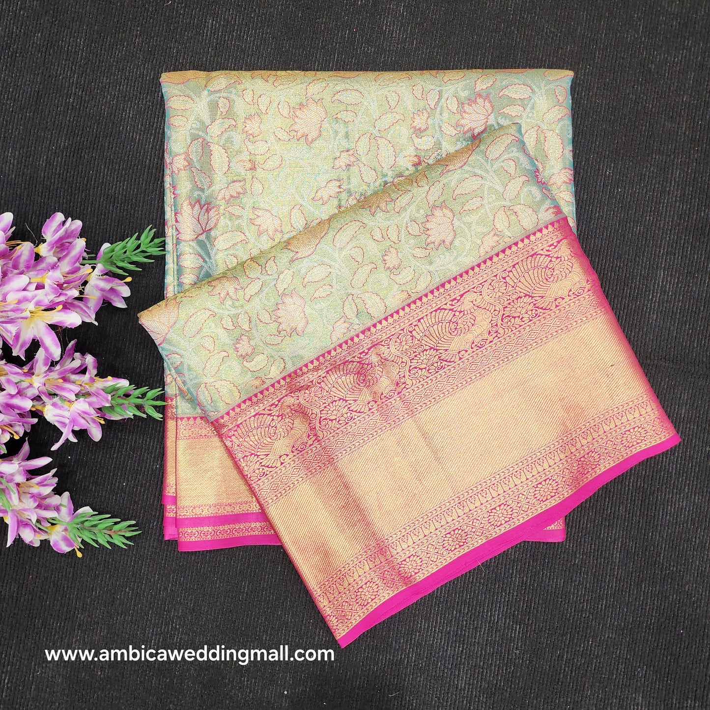 Pure Tissue Powerloom Bridal Kanchi Pattu Saree😍✨️