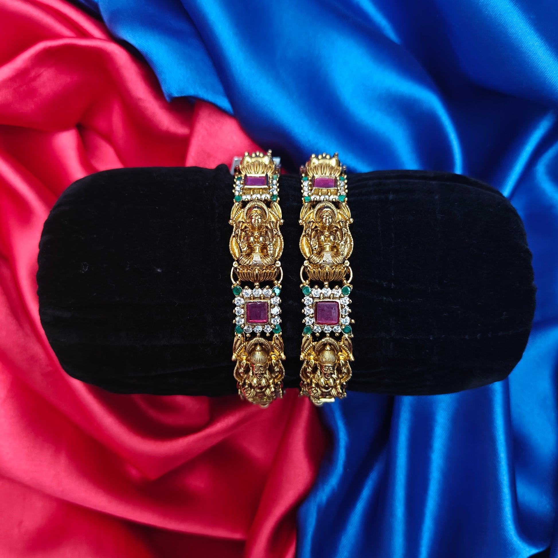 Beautiful Nakshi Bangle With Laxmi Idol - Ambica Wedding Mall