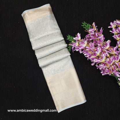 Semi Kanchi Pattu Pastel Saree