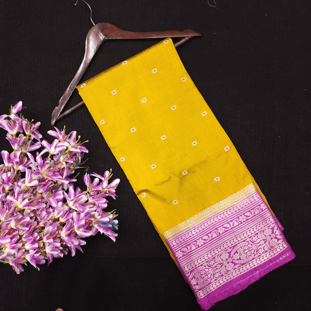 Banaras Green Mango Saree