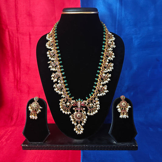 Beautiful Jadau Kundan Long Necklace